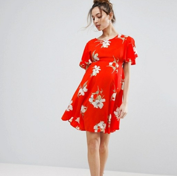 asos queen bee maternity dress